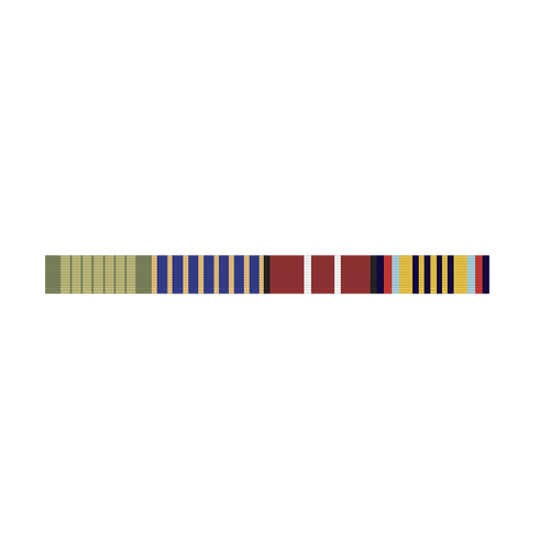 NEM + NATIONAL + ADM + CADET MEDAL RIBBON BAR STICKER / DECAL | WATER & UV PROOF [Size: 15mm x 180mm]