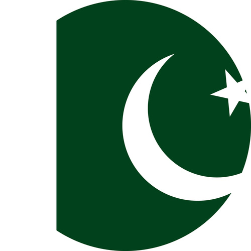 PAKISTAN COUNTRY FLAG | STICKER | DECAL | MULTIPLE STYLES TO CHOOSE FROM [Size: Circle - 75mm Diameter]