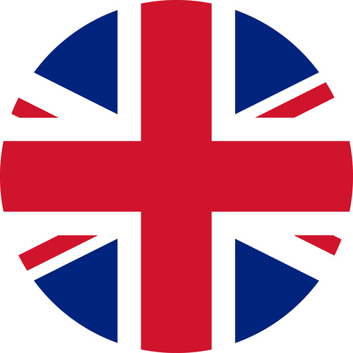 UNITED KINGDOM COUNTRY FLAG | STICKER | DECAL | MULTIPLE STYLES TO CHOOSE FROM [Size: Circle - 75mm Diameter]