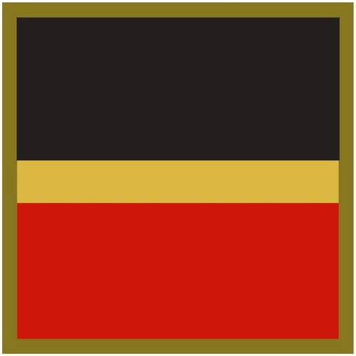 HEADQUARTERS FORCES COMMAND UNIT COLOUR PATCH - DECAL / STICKER [Size: 50mm on longest side]
