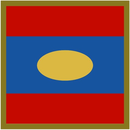 JOINT PROOF AND EXPERIMENTAL UNIT UNIT COLOUR PATCH - DECAL / STICKER [Size: 50mm on longest side]
