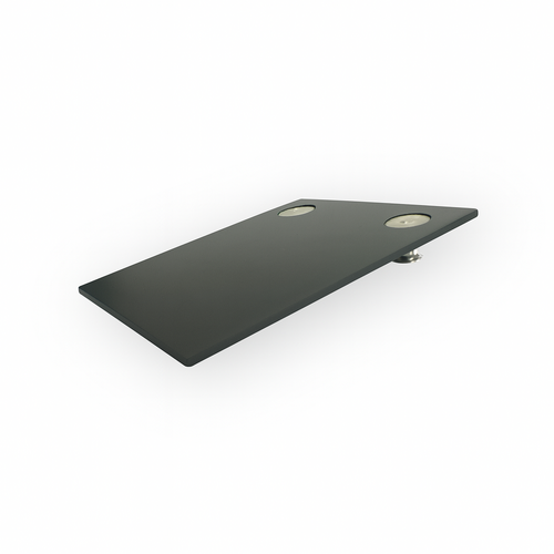 Full Size Medal Court Mounting Plate [ 2 Medals ] | 64mm x 75mm [Without Pre-Drilled Holes]