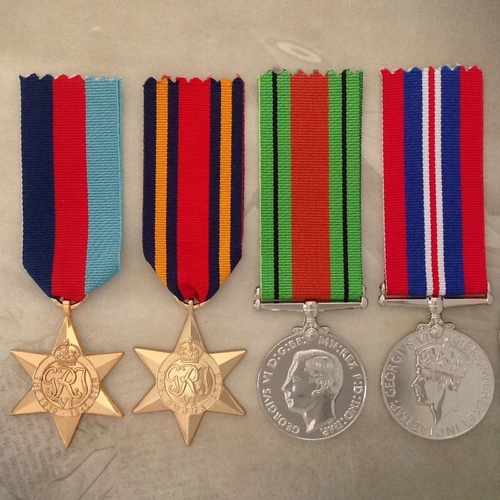 WWII BURMA STAR MEDAL SET | GOLD TONE | WORLD WAR TWO | AUSTRALIA | ARMY