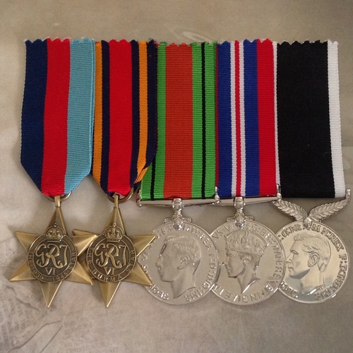 WWII BURMA STAR, 1939-45 DEFENCE, WAR AND NZWSM MEDAL SET | WWII | ANTIQUE TONE