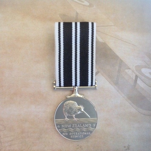 NZ OPERATIONAL SERVICE MEDAL | NZOSM |  ANZAC |  MILITARY | ARMY | KIWI