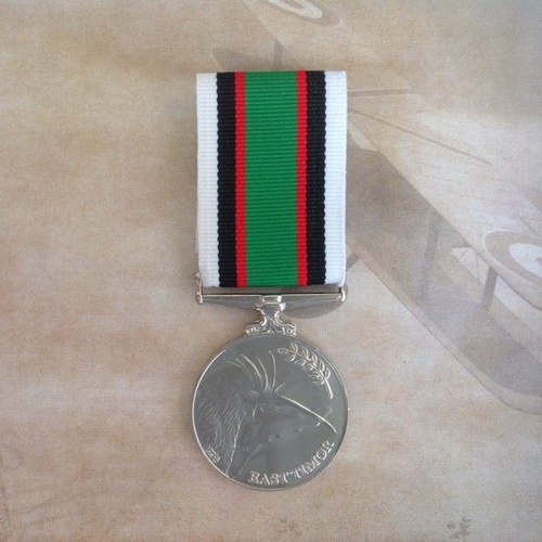 NZ EAST TIMOR MEDAL | NZET |  ANZAC |  MILITARY | ARMY | KIWI