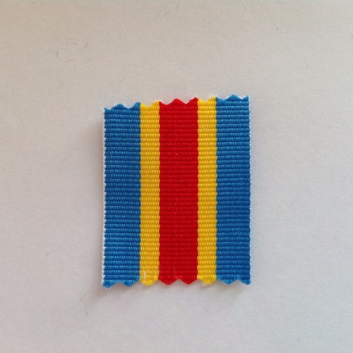 New Zealand GSM 2002 Korea Medal Ribbon - 1 x Meter ** CLEARANCE ** 