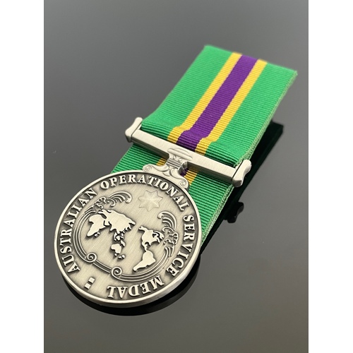 Australian Operational Service Medal - Civilian Service | Replica | Court Mounted | Service | Military | ADF | AOSM