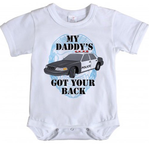 Police 1pc Bodysuit | MY DADDY'S GOT YOUR BACK | DRESS | COSTUME | PLAY