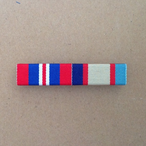 1939 - 1945 War + 1939 - 1945 Australian Service Medal Ribbon Bar | WSM | ASM