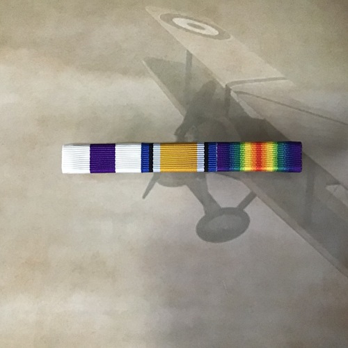 Military Cross, British War Medal and Victory Medal Ribbon Bar | WW1 | Allied | Combat