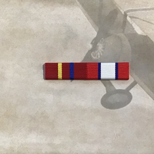 QUEENSLAND SES AND QLD FIRE RESCUE DILLIGENT SERVICE MEDAL RIBBON BAR | AUSTRALIA | UNIFORM