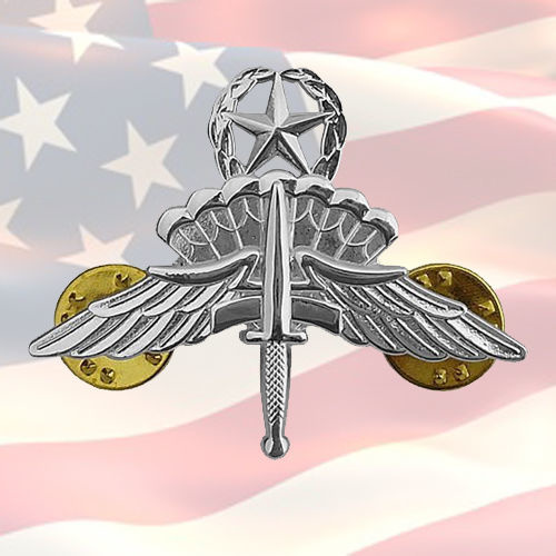 U.S. MILITARY FREEFALL MASTER PARACHUTIST WINGS | BADGE | HAHO | SPECIAL OPS 