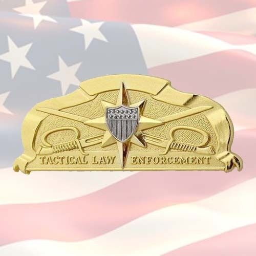 U.S. COAST GUARD TACTICAL LAW ENFORCEMENT BADGE | GENUINE | GOLD PLATED | USCG