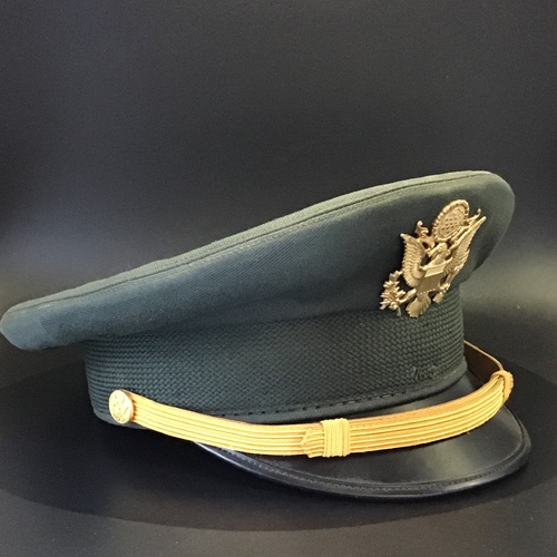 VINTAGE U.S. ARMY OFFICERS CAP - BERKSHIRE DELUXE - GENUINE - AUTHENTIC