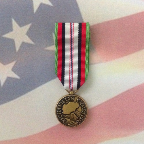 U.S. AFGHANISTAN CAMPAIGN MEDAL | MINI | UNITED STATES | ACM | ARMY | NAVY 