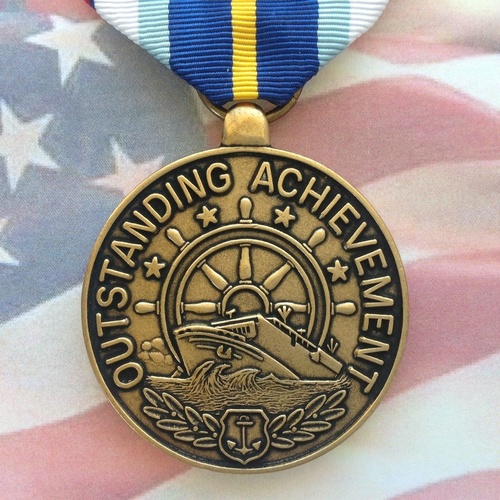 US MERCHANT MARINE OUTSTANDING ACHIEVEMENT MEDAL | SHIP | FLEET | AWARD
