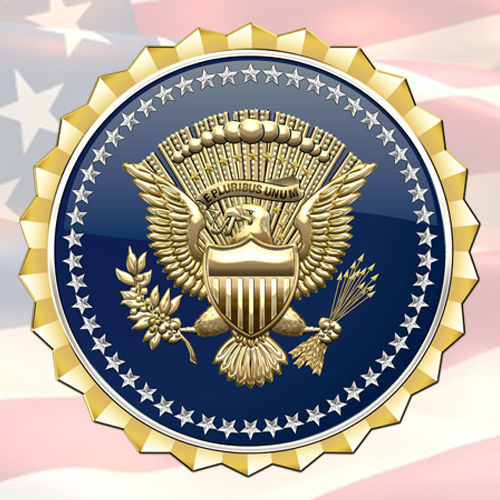 U.S. Presidential Service Lapel Badge | MILITARY | SEAL | TRUMP